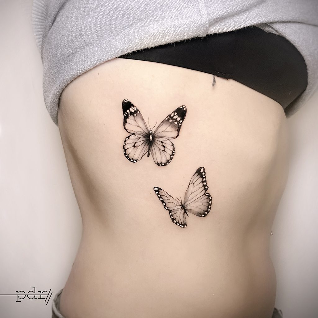 Tattoo by Peu Gaudenz — mariposas