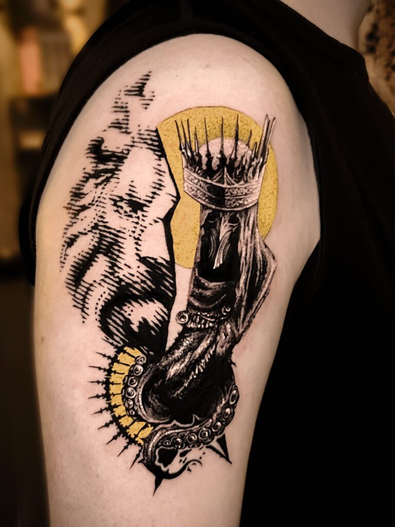 Tattoo by Peu Gaudenz — instagram kingyellow